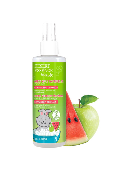 Acondicionador Desenredante Vegano Desert Essence Kids 236 ml - Sin Gluten, Suave