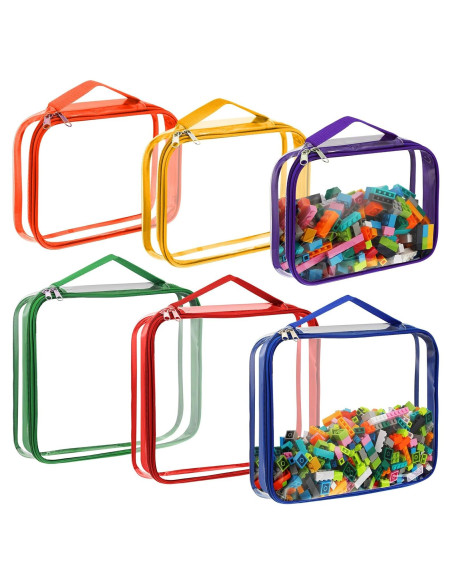 Sanwuta 6 Bolsas de Almacenamiento de Juguetes PVC Impermeables