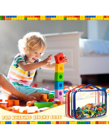 Sanwuta 6 Bolsas de Almacenamiento de Juguetes PVC Impermeables