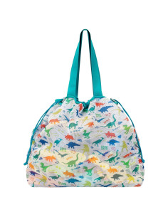 Bolsa de Juguetes de Playa BrainyBees Extra Grande Verde Dino