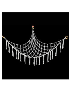 Hamaca de Peluche Beige YZHUANZHI 149.86 cm Almacenamiento Juguetes