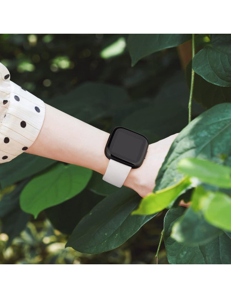 Bandas de Silicona AK para Fitbit Versa 2 - Color Blanco
