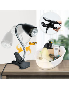 Paquete de 2 Lámparas de Calor BOEESAPT con Temporizador y Clips 2