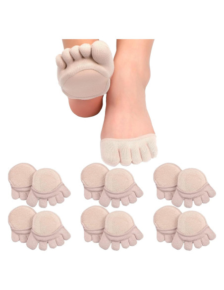 Calcetines Separadores Antideslizantes SATINIOR 6 Pares Mujeres