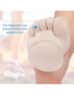 Calcetines Separadores Antideslizantes SATINIOR 6 Pares Mujeres 2