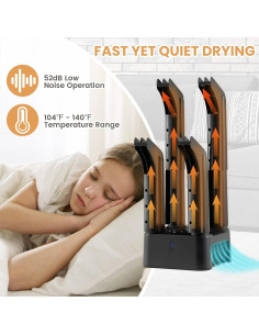 Secador de Botas COSTWAY 200W con Temporizador 180 Min 2