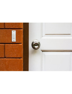 Botón de Timbre de Puerta Heath Zenith SL-715-1 Blanco Iluminado 2