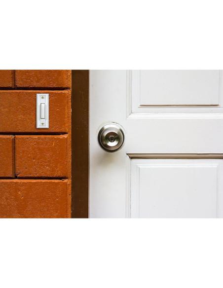 Botón de Timbre de Puerta Heath Zenith SL-715-1 Blanco Iluminado