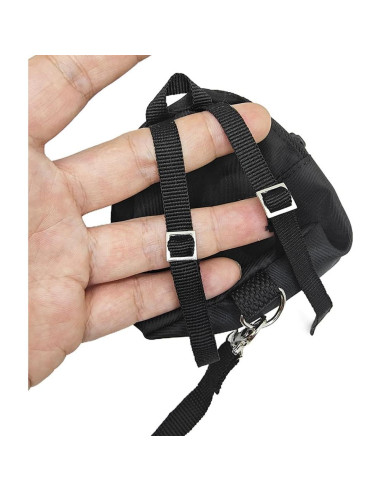 Conjunto Arnés y Correa para Reptiles FORZENA Rosa