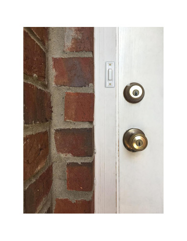 Botón de Timbre de Puerta Heath Zenith SL-715-1 Blanco Iluminado