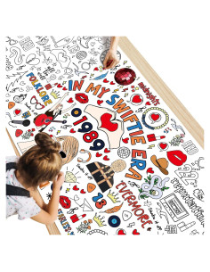 Mantel para Colorear Gigante WPROICHD 76.2 x 182.9 cm