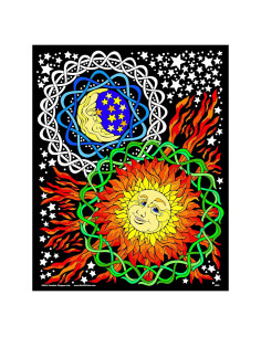 Póster de Colorear Terciopelo Difuso Stuff2Color 40x51 cm