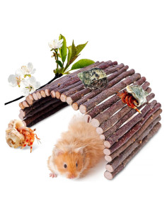 Escondite para Cangrejo Ermitaño Warmfarm 20x15cm Madera Natural