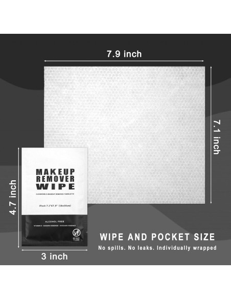 100 Toallitas Desmaquillantes Individuales Gisdo - Limpieza Facial