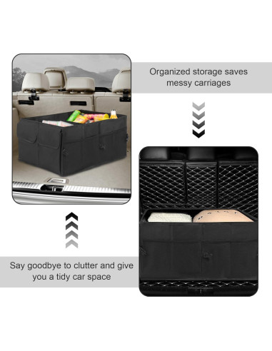 Organizador de Maletero de Coche Icykale ALESND3333BL-1PC Plegable