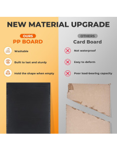 Organizador de Maletero de Coche HIRALIY Plegable con Bolsa Térmica 2