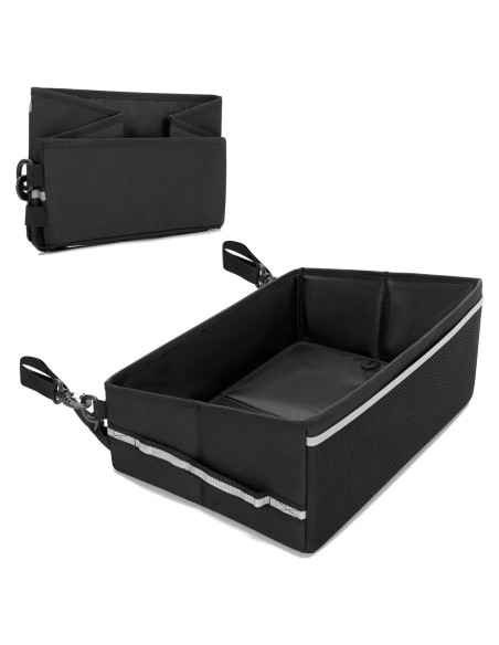 Organizador Bajo el Asiento GRAOSO Negro Plegable 41.4x30.5 cm Organizador Bajo el Asiento GRAOSO Negro Plegable 41.4x30.5 cm