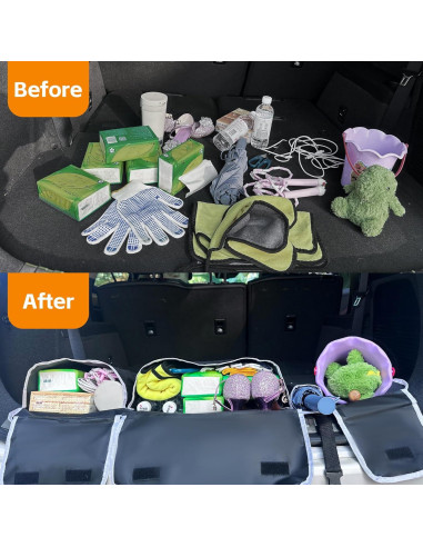 Organizador de Maletero Plegable LLTTLTMM para SUV 91.44x25.4cm