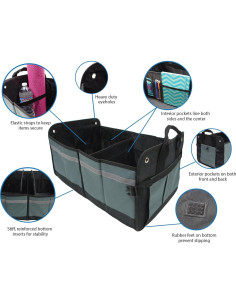 Organizador de Maletero Plegable LK Baby 45 kg Negro 2