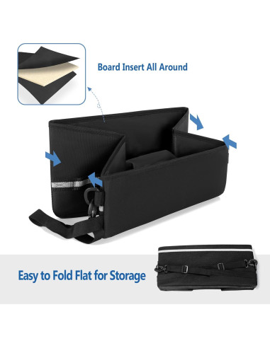 Organizador Bajo el Asiento GRAOSO Negro Plegable 41.4x30.5 cm
