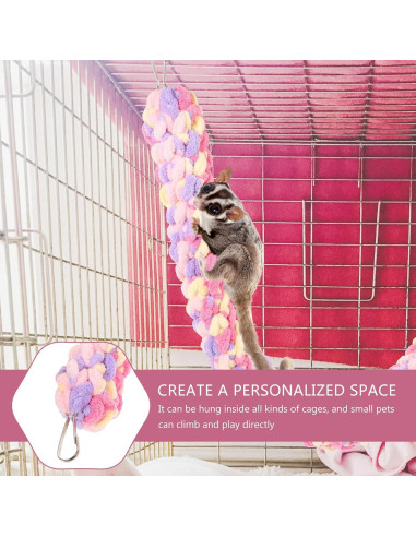 Juguete de Hamaca Colorido Totority para Hurones y Hámsters