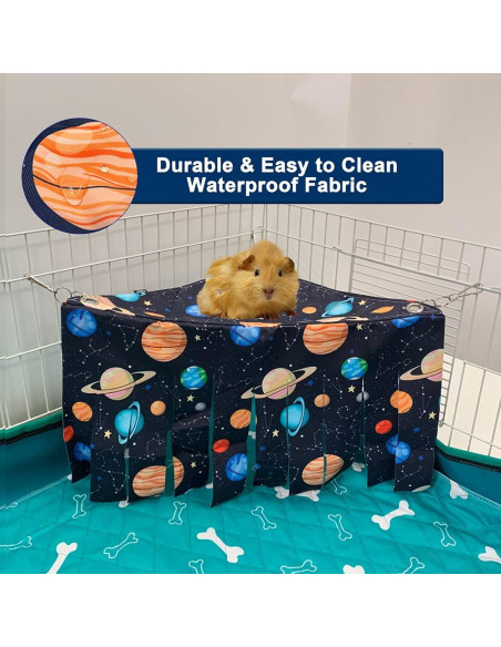 Escondite para Cobayas y Hurones FULUE - Hamaca de Esquina Negra Escondite para Cobayas y Hurones FULUE - Hamaca de Esquina Negra