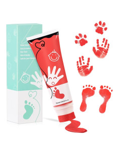 Sortnic Tinta para Huellas de Manos y Pies Bebé 75ml Negra