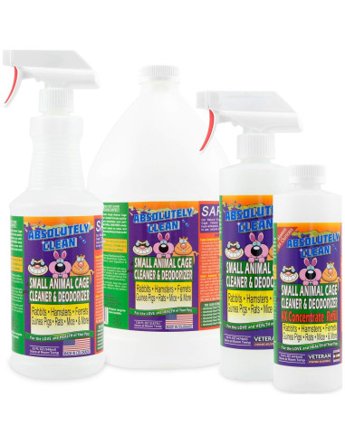 Limpiador Enzimático para Jaulas de Animales Pequeños 473ml - Absolutely Clean