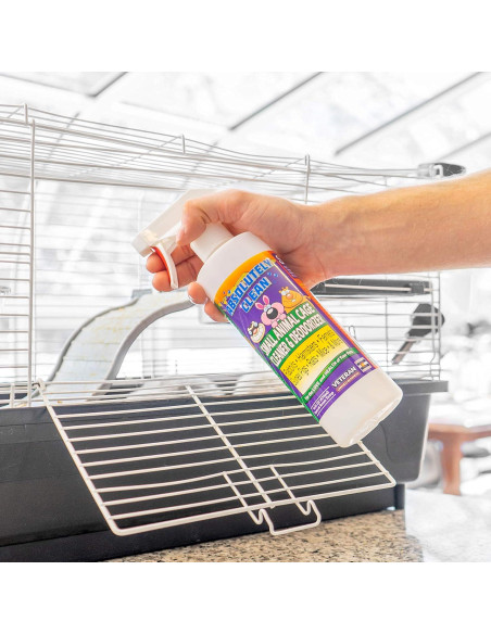 Limpiador Enzimático para Jaulas de Animales Pequeños 473ml - Absolutely Clean
