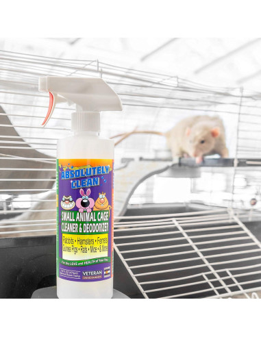 Limpiador Enzimático para Jaulas de Animales Pequeños 473ml - Absolutely Clean