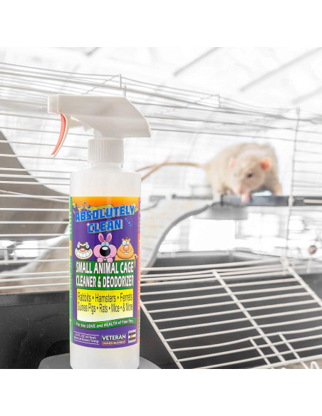 Limpiador Enzimático para Jaulas de Animales Pequeños 473ml - Absolutely Clean