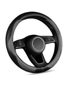 Funda de Volante Antideslizante BubabyZZ 15" Gris PU