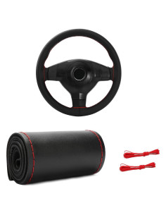 Cubierta de Volante de Cuero Genuino Gasedin 38.1 cm DIY