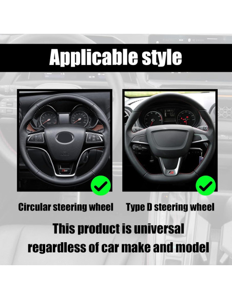 Cubierta de Volante Antideslizante CmeRto 37-38cm Roja