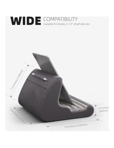 Soporte para Tableta Lamicall - Almohada Ajustable 30.96x15.49cm