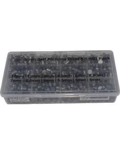 Kit de Remaches Autoperforantes 5mm - 600 Piezas Herramientas Innovadoras 2