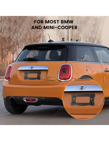 Soporte de Matrícula Trasero Podestaa para BMW y Mini Cooper