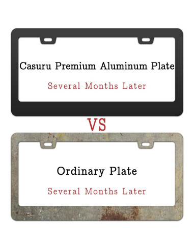 Marco de Placa de Licencia Floral Casuru 31 x 16 cm