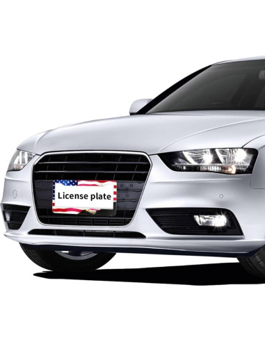 Marco de Placa de Licencia Aluminio PMZRAO Bandera Americana - 2 Piezas