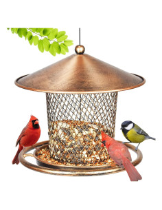 Comedero para Aves KIMCHOMERSE de Metal 0.91 kg Colgante