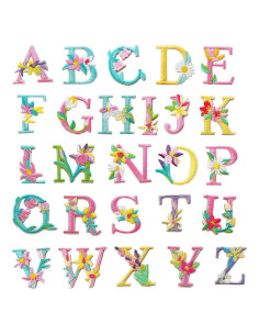Parche de Letras Bordadas MISDONR - 52 Piezas A-Z para Ropa