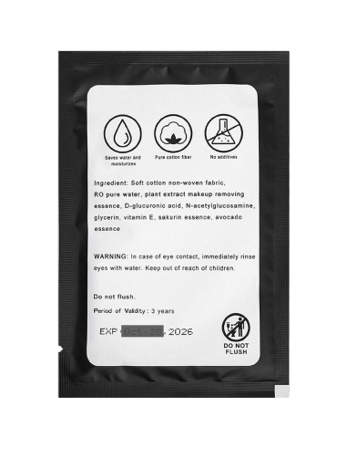 100 Toallitas Desmaquillantes Individuales Gisdo - Limpieza Facial