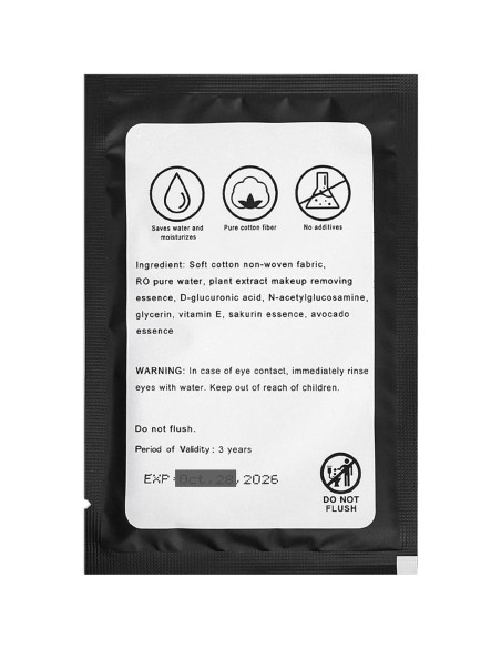 100 Toallitas Desmaquillantes Individuales Gisdo - Limpieza Facial