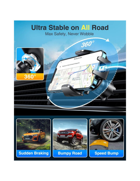 Soporte para Teléfono de Auto VANMASS 2025 Grado Militar