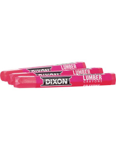 Crayones de Marcado Dixon Rosa Hexagonal 12 Piezas 4.5 cm 2