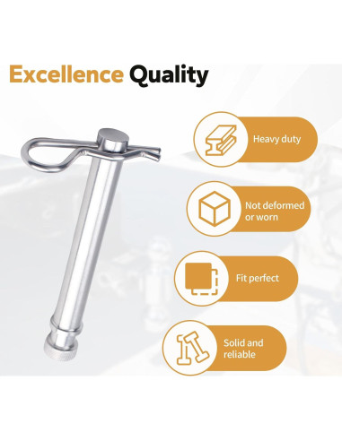 Clavos de Enganche Dfnidy TS35010 para Remolque B&W - Paquete de 6