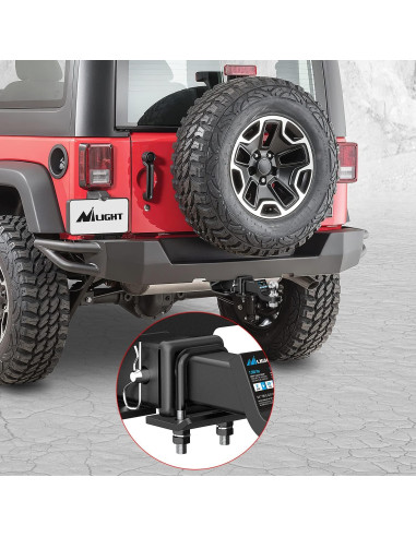 Ajustador de Enganche Nilight 92111B Acero 2" Antirruido