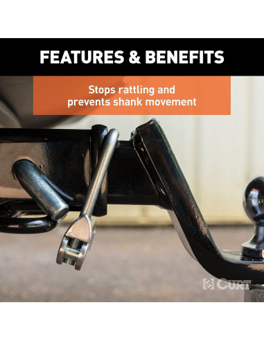 Abrazadera Antivibración CURT 22325 para Enganche 2"