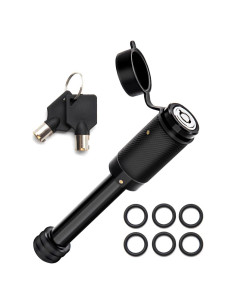 Cerradura de enganche de remolque OHWATC antirrobo 1.59 cm