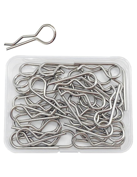 35 Pasadores de Cotter HIQTRADEBYJJ M1.6x28mm Resorte